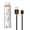KABEL USB IPHONE 2A SOMOSTEL CZARNY 2000mAh QUICK CHARGER 1M POWERLINE SMS-BP03 BLACK 5904238713228
