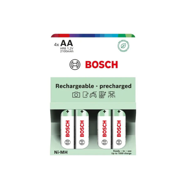 AKUMULATOR WSTĘPNIE NAŁADOWANY BOSCH  4SZT AA  HR6B4P2100/00 2100mAh 8594162800520