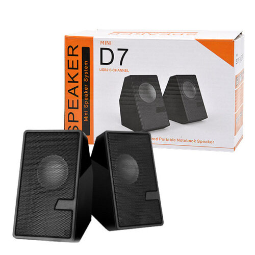 GŁOŚNIKI STERO CZARNE PC D7 5904238706626