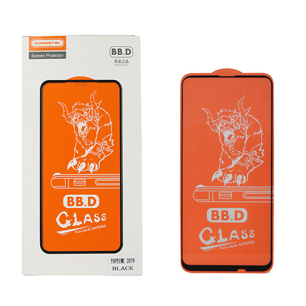 SZKŁO SOMOSTEL IPHONE 12 /12 PRO PŁASKIE HARTOWANE 9H CZARNA RAMKA  6,1 CALA 9D 5904238706589