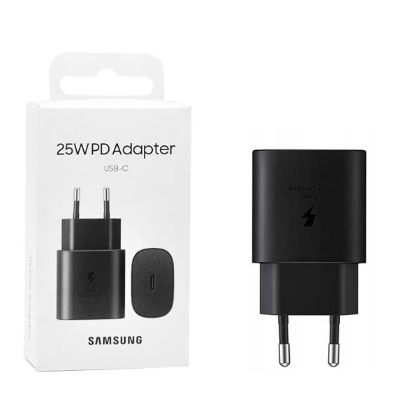 SAMSUNG ŁADOWARKA SIECIOWA TYP-C PD 25W 3A EP-TA800 25W CZARNY 8806090973369