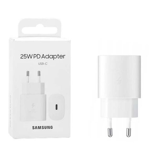 SAMSUNG  ŁADOWARKA SIECIOWA TYP-C 25W 3A EP-TA800 25W BIAŁY 8806090973338