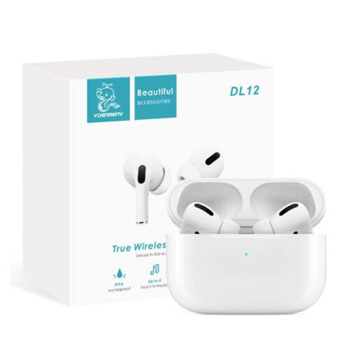 SŁUCHAWKI BLUETOOTH DENMEN EARBUDS BIAŁE DL12 TWS 6973224870619