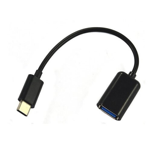 ECONOMY ADAPTER HOST OTG USB TYP C TYP-C PRZEJŚCIÓWKA CZARNY 5904238704424