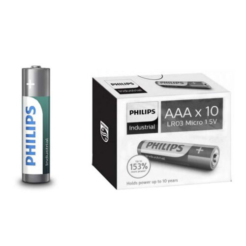 BATERIA ALKALICZNA PHILIPS AAA  ALKALINE LR03I10C/ 10szt INDUSTRIAL 6959033840692