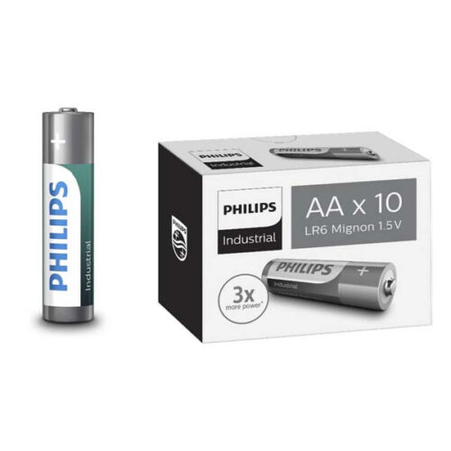 BATERIA ALKALICZNA PHILIPS TYPU AA LR6I10C/10 10szt INDUSTRIAL 6959033840289