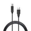 ECONOMY KABEL DO DRUKARKI USB-A DO USB-B CZARNY 1,8M 5901436741435