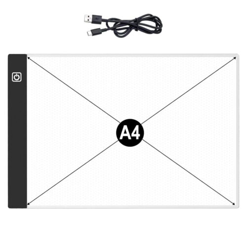 TABLICA DO RYSOWANIA DESKA KREŚLARSKA KALKA TABLET GRAFICZNY A4 LED - USZKODZONE PUDEŁKO 5904238719909