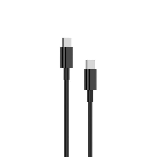 ECONOMY KABEL USB PD TYP-C DO TYP-C 3A 60W 2M CZARNY USB3.0 TRAY 5904238713952