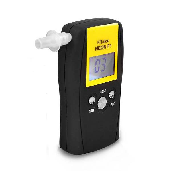 FITALCO ALKOMAT NEON F1 ELEKTRONICZNY CYFROWY BEZUSTNIKOWY ALCOHOL TESTER TRZEŹWOŚCI 5907786949231