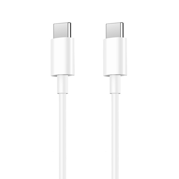KABEL USB TYP-C DO TYP-C PD USB-C 3,6A DENMEN BIAŁY 2M D65 100W 6973224877519