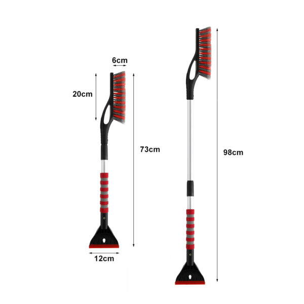 SZCZOTKO-SKROBACZKA TELESKOPOWA DO SZYB ŚNIEGU LODU 72/94 CM 5904720090363