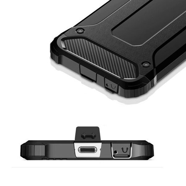 ETUI ARMOR CARBON CASE DO XIAOMI REDMI NOTE 12 5G / POCO X5 CZARNY 5900217983491
