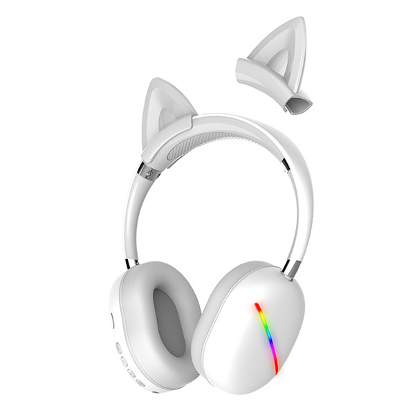 SŁUCHAWKI NAUSZNE BLUETOOTH SOMOSTEL KIDS BIAŁE SMS-CJ17 5904238714645