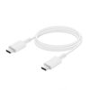 ECOBOX KABEL USB PD TYP-C DO TYP-C 5A 100W 1M BIAŁY USB3.0 6969202306027
