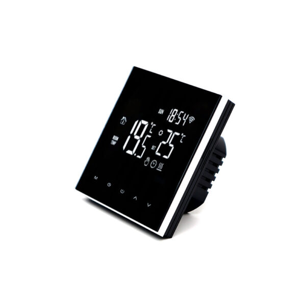 INTELIGENTNY TERMOSTAT ME82CH WIFI 16A CZARNY CZUJNIK TEMPERATURY STEROWANIE OGRZEWANIEM