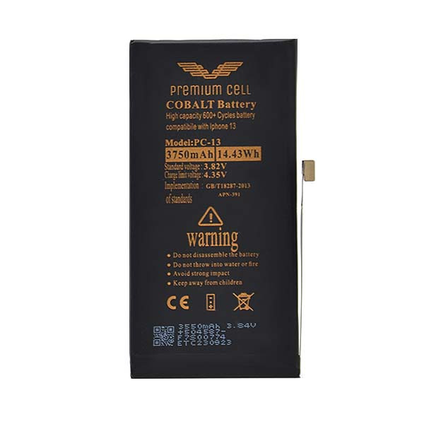 BATERIA PREMIUM CELL COBALT IPHONE 13 3750mAh 600+ CYCLES + ZESTAW NARZĘDZI SERWISOWYCH 14w1
