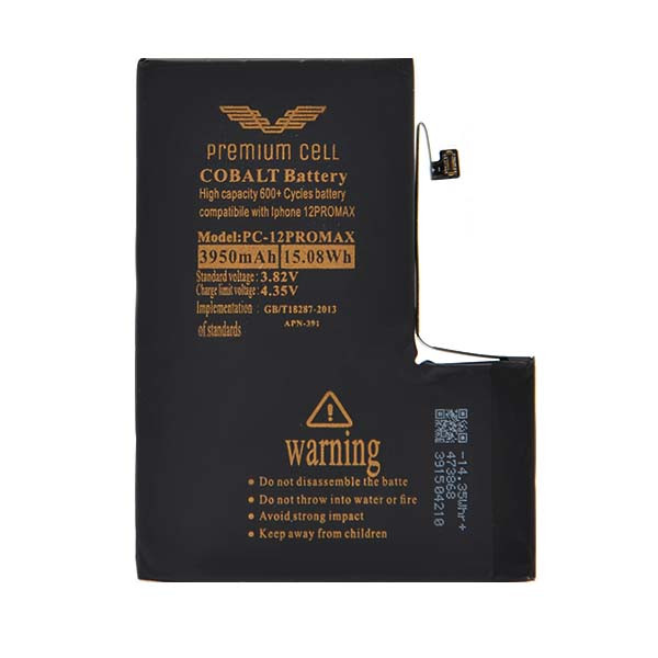 BATERIA PREMIUM CELL COBALT IPHONE 12 PRO MAX  3950mAh 600+ CYCLES + ZESTAW NARZĘDZI SERWISOWYCH 14w1