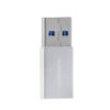 ADAPTER OTG USB DENMEN SREBRNY DO  TYP-C DU13 5904238715215