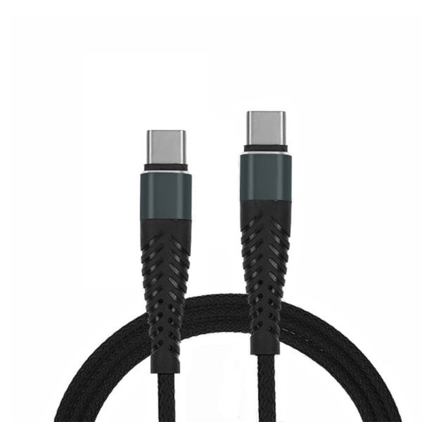 REDX KABEL USB PD TYP-C DO TYP-C CZARNY 2M OPLOT WZMACNIANY 5904238715376