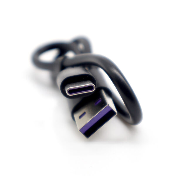 ECONOMY KABEL USB TYP-C 5A CZARNY 30CM 5904238719282