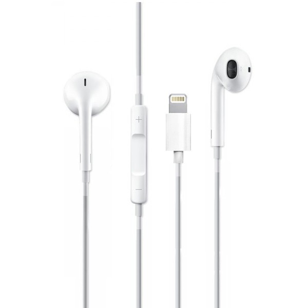 ECOBOX SŁUCHAWKI UNIWERSALNE  LIGHTNING BIAŁE IPHONE 5904238700440