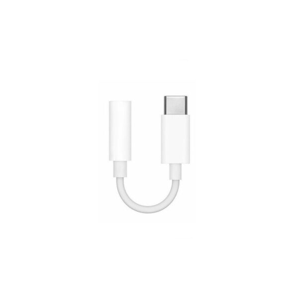APPLE ADAPTER TYP-C DO MINI JACK   PRZEJŚCIÓWKA BIAŁY IPHONE BOX 019549332893