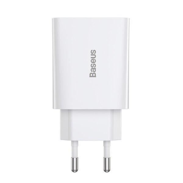 BASEUS SPEED MINI ŁADOWARKA SIECIOWA USB-C 20W POWER DELIVERY QC 3.0 6953156201705