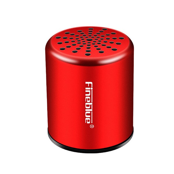 GŁOŚNIK BLUETOOTH SPEAKER FINEBLUE MK-10 CZERWONY ALUMINIOWA OBUDOWA 5902012966297