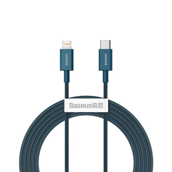 BASEUS KABEL USB-C LIGHTNING DO IPHONE POWER DELIVERY 20W 2M CATLYS-C03 6953156205376