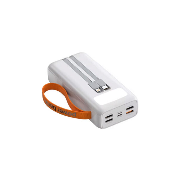 POWER BANK DENMEN BATERIA AWARYJNA 30000mAh BIAŁY DP31 USB + TYP-C 5904238720851