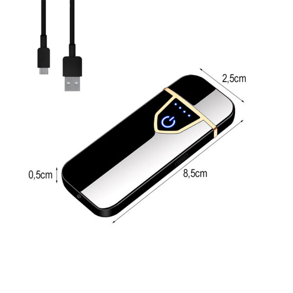 ECONOMY ZAPALNICZKA PLAZMOWA USB ZAPALARKA PLAZMA CZARNA 5904238717264