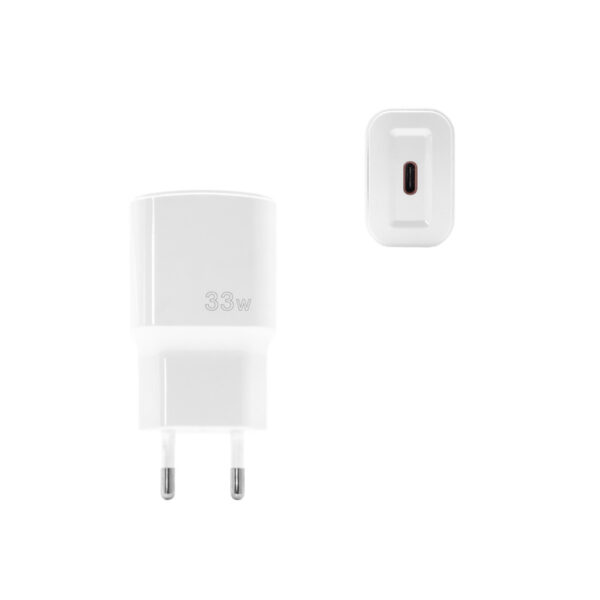 ECOBOX ŁADOWARKA SIECIOWA TYP-C 33W GAN PD BIAŁA