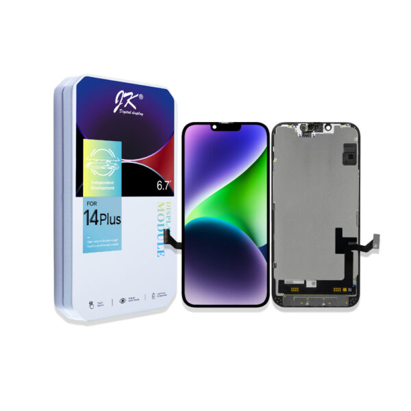 MODUŁ WYŚWIETLACZ LCD IPHONE 14 PLUS JK EKRAN DOTYKOWY DOTYK BOX 5904238718360