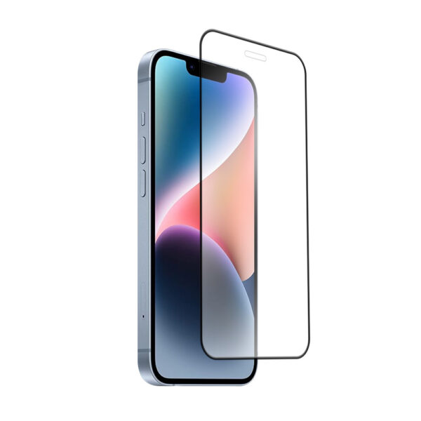 SZKŁO 6D IPHONE 12/12PRO SZKŁO PROFILOWANE HARTOWANE FULL COVER CZARNA RAMKA 5903396162756