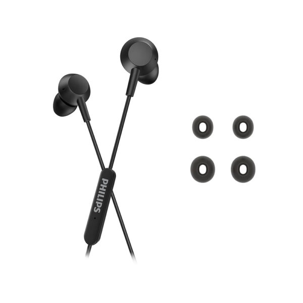 SŁUCHAWKI DOUSZNE PRZEWODOWE PHILIPS Phil-TAE5008BK/00 CZARNE 4895229132900