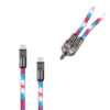 ECOBOX KABEL  240W TYP-C DO TYP-C SMYCZ NA NADGARSTEK TĘCZA 5904238719541