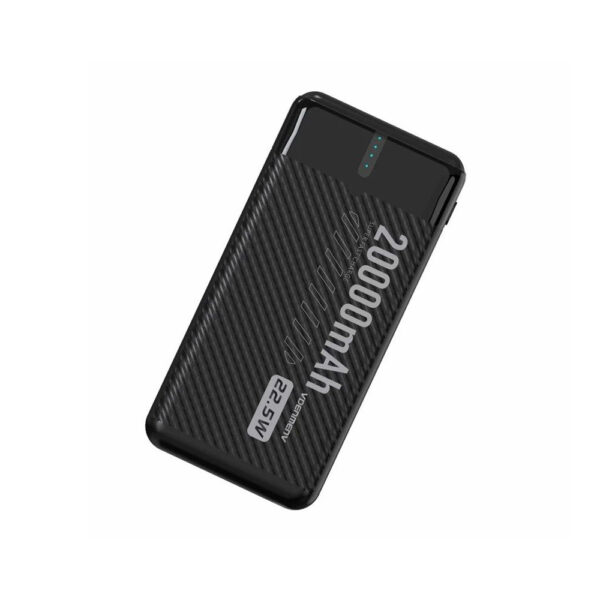 POWER BANK DENMEN BATERIA AWARYJNA CZARNA 20000mAh DP41 USC + TYP-C 6973224877991