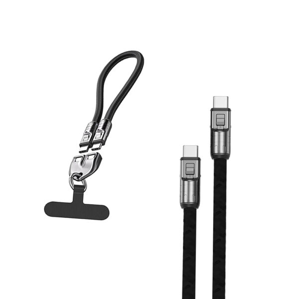 ECOBOX KABEL  240W TYP-C DO TYP-C SMYCZ NA NADGARSTEK 5904238719497