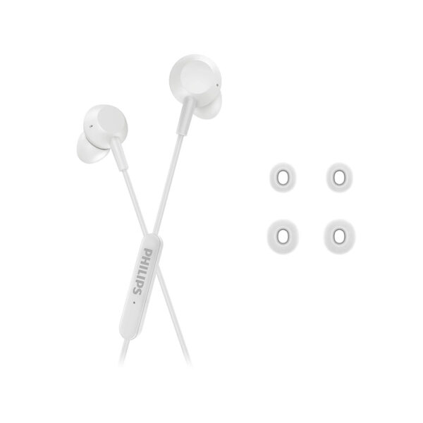 SŁUCHAWKI DOUSZNE PRZEWODOWE PHILIPS Phil-TAE5008WT/00 BIAŁE 4895229132917