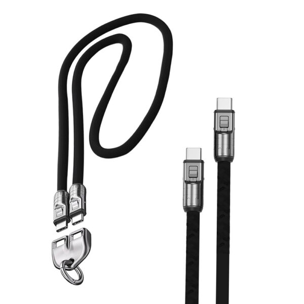 ECOBOX KABEL  240W TYP-C DO TYP-C SMYCZ NA SZYJE 5904238719503