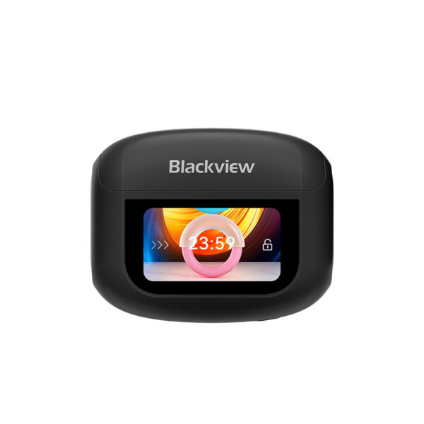 Blackview Słuchawka bluetooth AirBuds 12 TWS BT 5.4 LCD  Czarny 400mAh 6931548319719