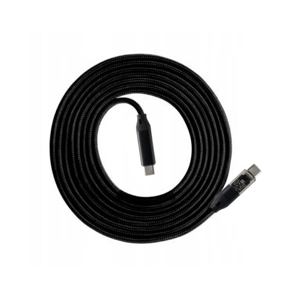 ECOBOX KABEL SZYBKIEGO ŁADOWANIA USB PD TYP-C DO TYP-C 60W  CZARNY USB 3.0 5904238719848