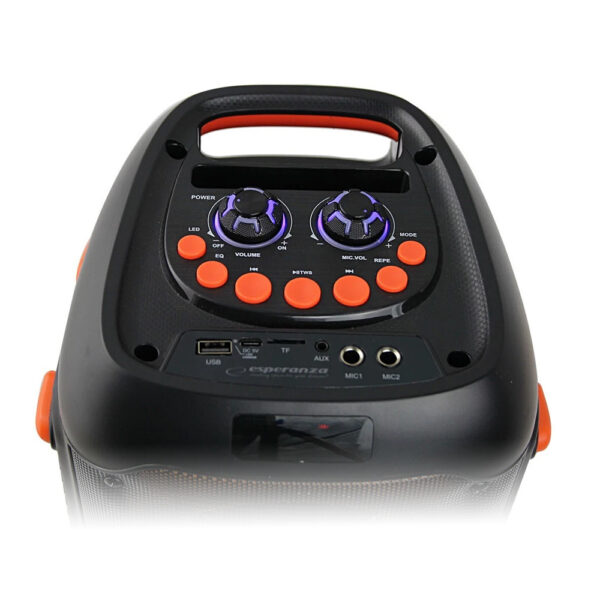 ESPERANZA GŁOŚNIK BT FM LED RGB KARAOKE SINGER 5901299961193