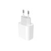 DENMEN ŁADOWARKA SIECIOWA 3,6A 20W BIAŁA DENMEN + KABEL  TYP-C DO TYP-C 1m