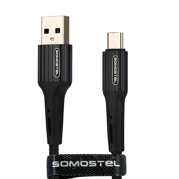 SOMOSTEL KABEL USB MICRO USB 3.6A  CZARNY 6A QC 3.0 1M SMS-BW06 5902012966716