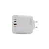 ECOBOX ŁADOWARKA SIECIOWA PAX TYP-C PD 1xTYP-C 1xUSB 33W DUAL BIAŁA