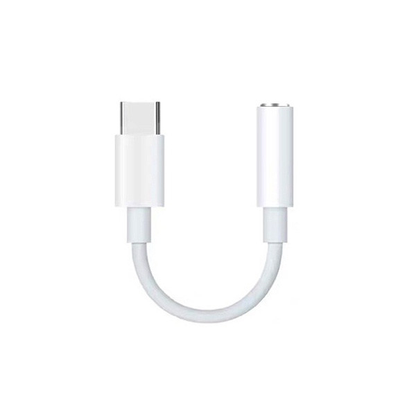 ECONOMY ADAPTER HF USB TYP-C NA JACK 3,5 ADAPTER SŁUCHAWEK TYP C PRZEJŚCIÓWKA BIAŁY NEW CHIP (S24) DIGITAL AUDIO 5904238703496