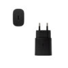 ECOBOX ŁADOWARKA SIECIOWA 3,6A 25W CZARNA PD TYP-C TA800 DC03 + KABEL USB PD TYP-C - TYP-C 1M