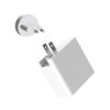 SOMOSTEL ŁADOWARKA SIECIOWA 130W GaN BIAŁA Q24 2XTYP-C PD + 2XUSB + KABEL USB TYP-C - TYP-C 6A 120W SMS-BA02